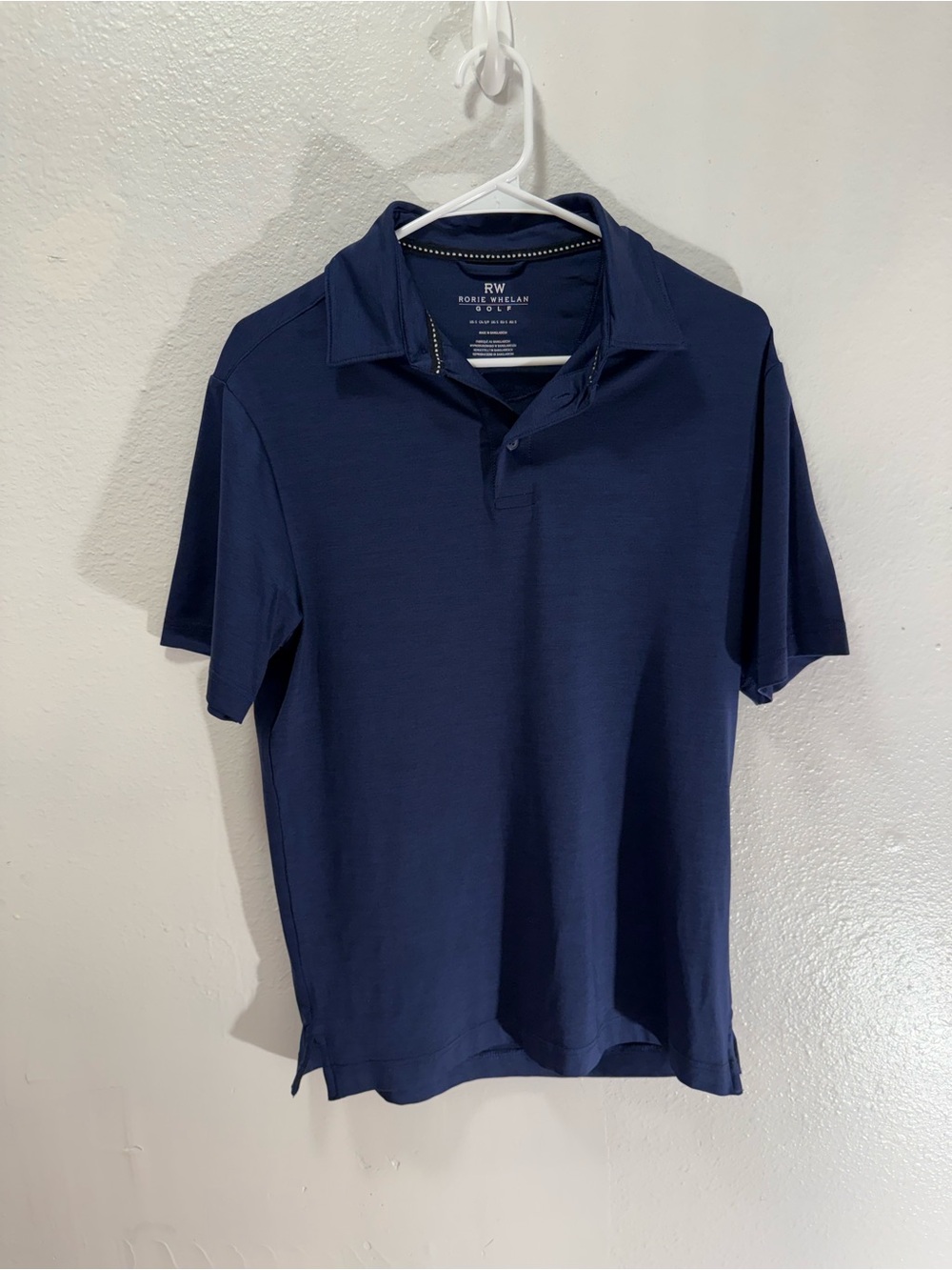RW Rorie Whelan Men's Navy Golf Polo Shirt